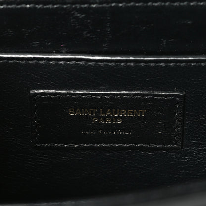Saint Laurent Smooth Calfskin Small Solferino Satchel Black 6 of 8