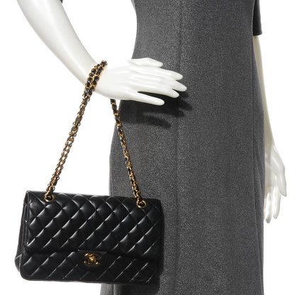 Chanel Lambskin Medium Double Flap Black 2 of 7