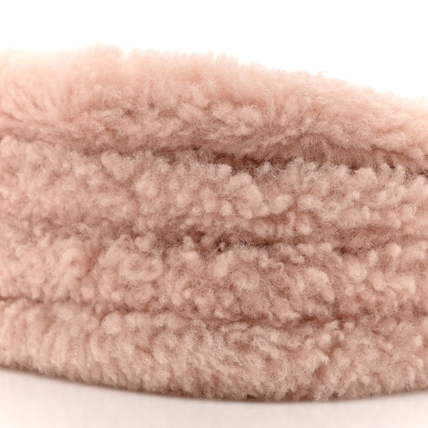 Calfskin Shearling Milky Way Odessa Shoulder Bag Pink