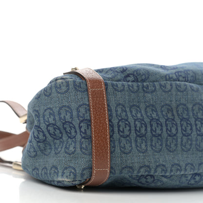 Gucci Denim GG Medium Abbey Shoulder Bag Blue 9 of 12