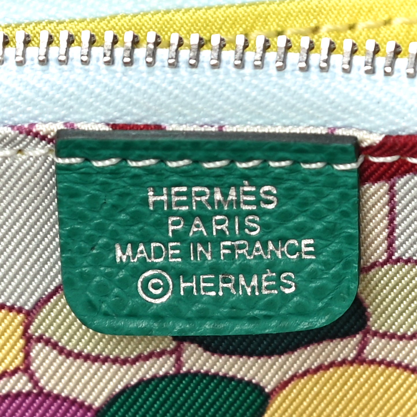 Epsom Silk'in Compact Wallet Vert Jade