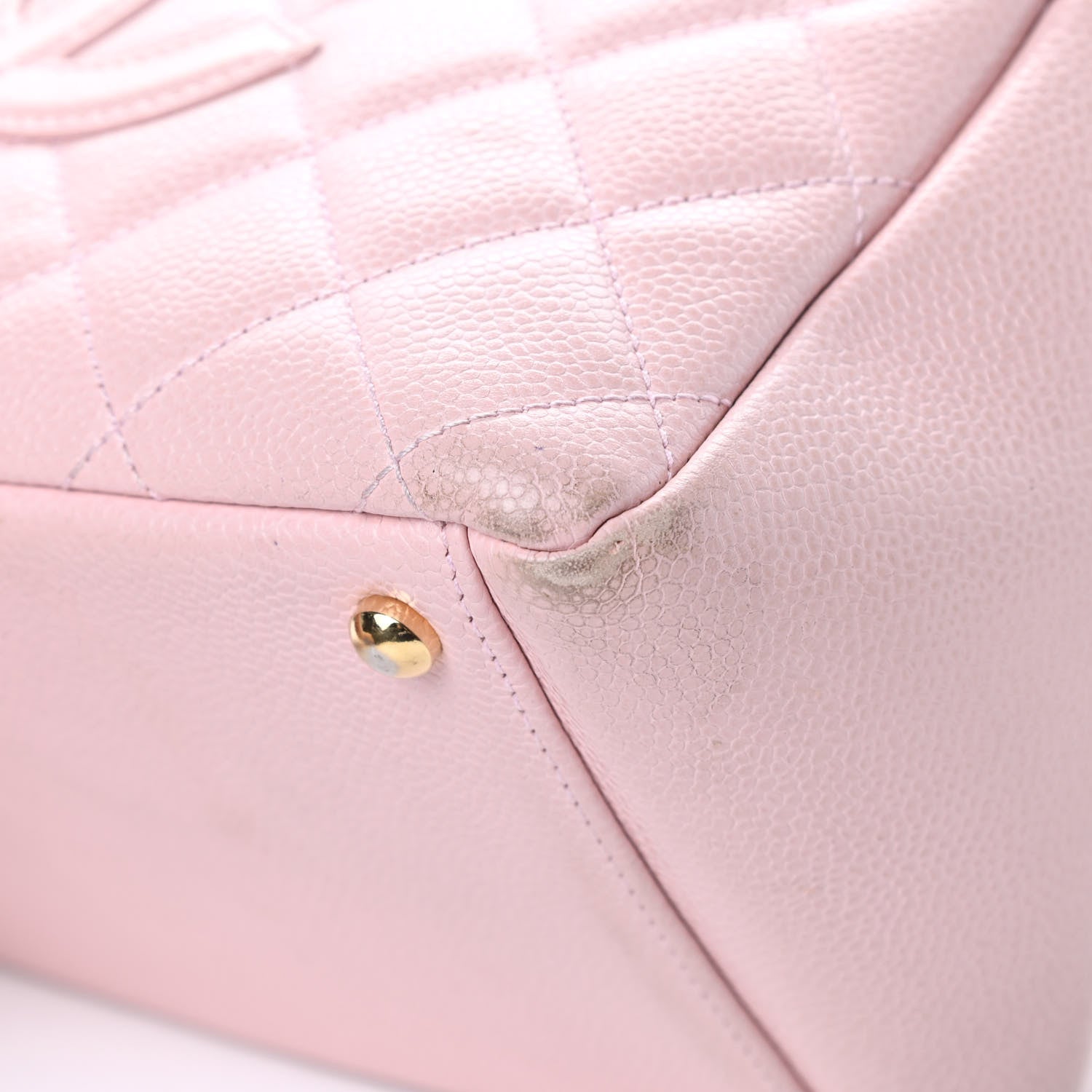Chanel Caviar Quilted Petit Timeless Shopping Tote PTT Pink 9 of 19