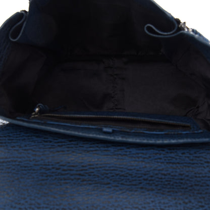 3.1 Phillip Lim Textured Calfskin Medium Pashli Satchel Lapis 5 of 10