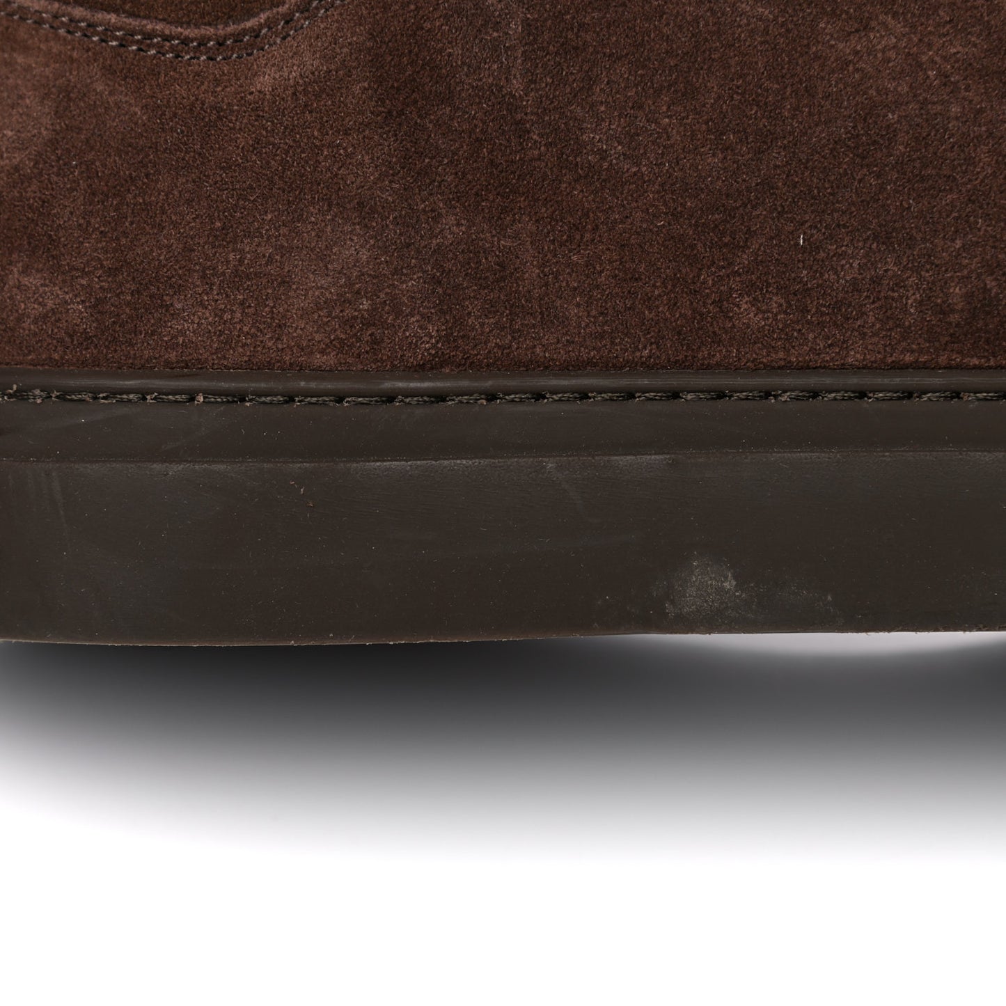 Suede Mens High Top Sneakers 44 Marron Chocolate