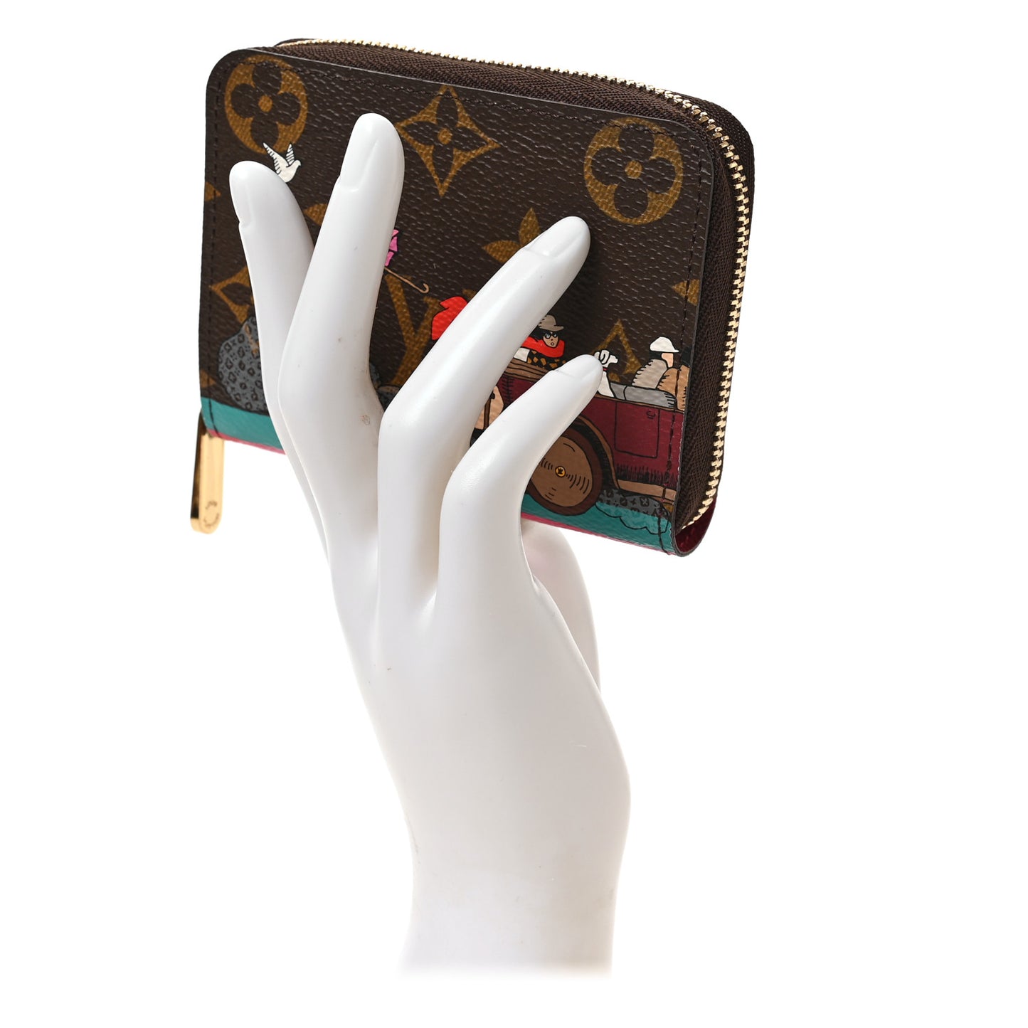 Monogram 2015 Christmas Animation Zippy Coin Purse Hibiscus