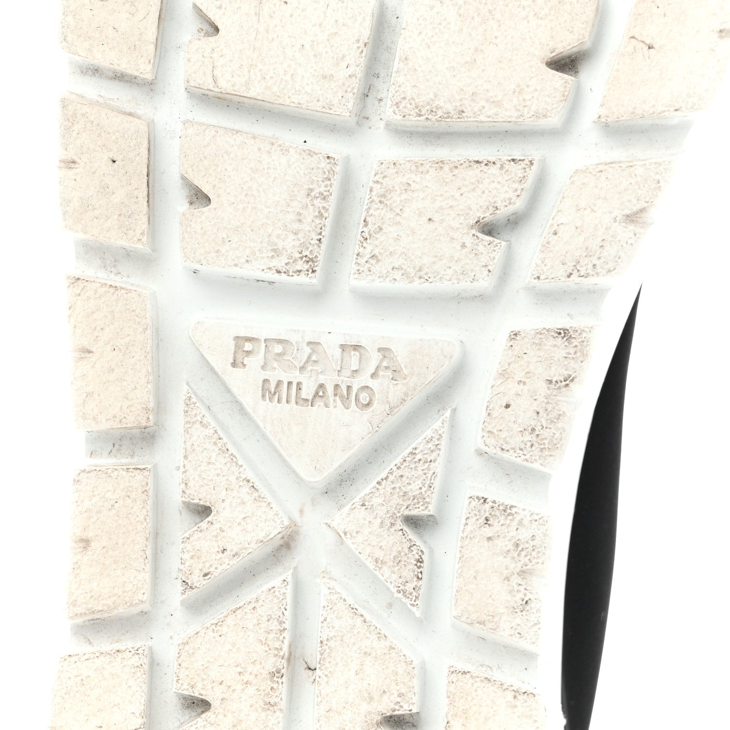 Prada Re-Nylon Gabardine Triangle Logo Double Wheel 50mm Sneakers 38.5 Black 8 of 11