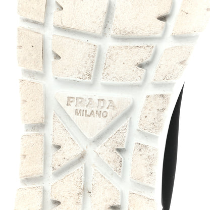 Prada Re-Nylon Gabardine Triangle Logo Double Wheel 50mm Sneakers 38.5 Black 8 of 11