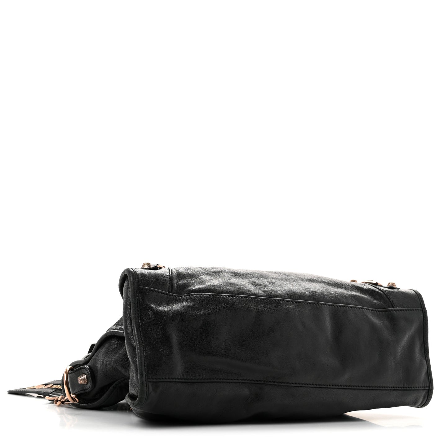 Agneau Giant 12 Rose Gold Hardware City Black