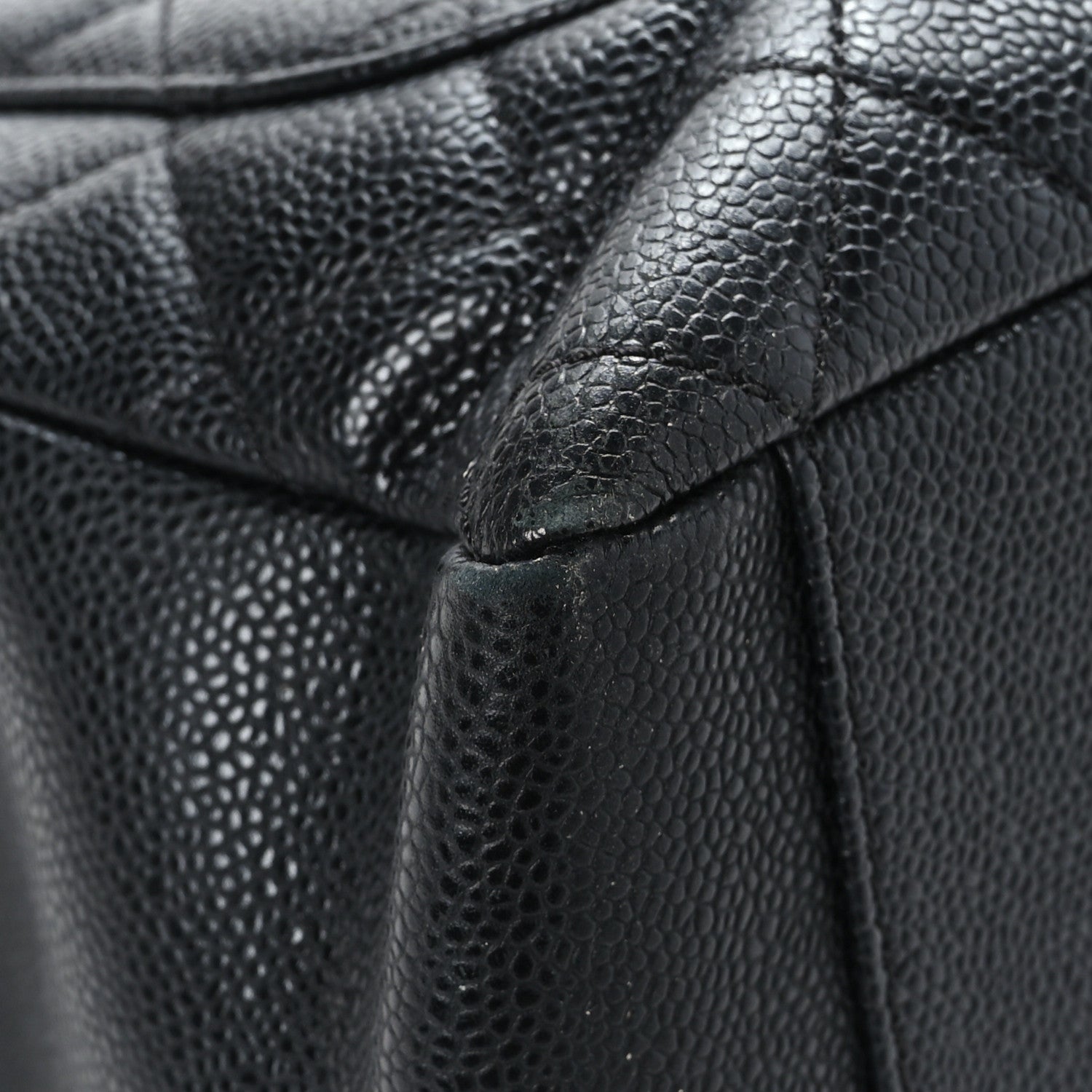 Chanel Caviar Quilted Grand Shopping Tote GST Black 10 of 12