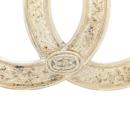 Chanel Crystal Chain CC Brooch Light Gold 4 of 6