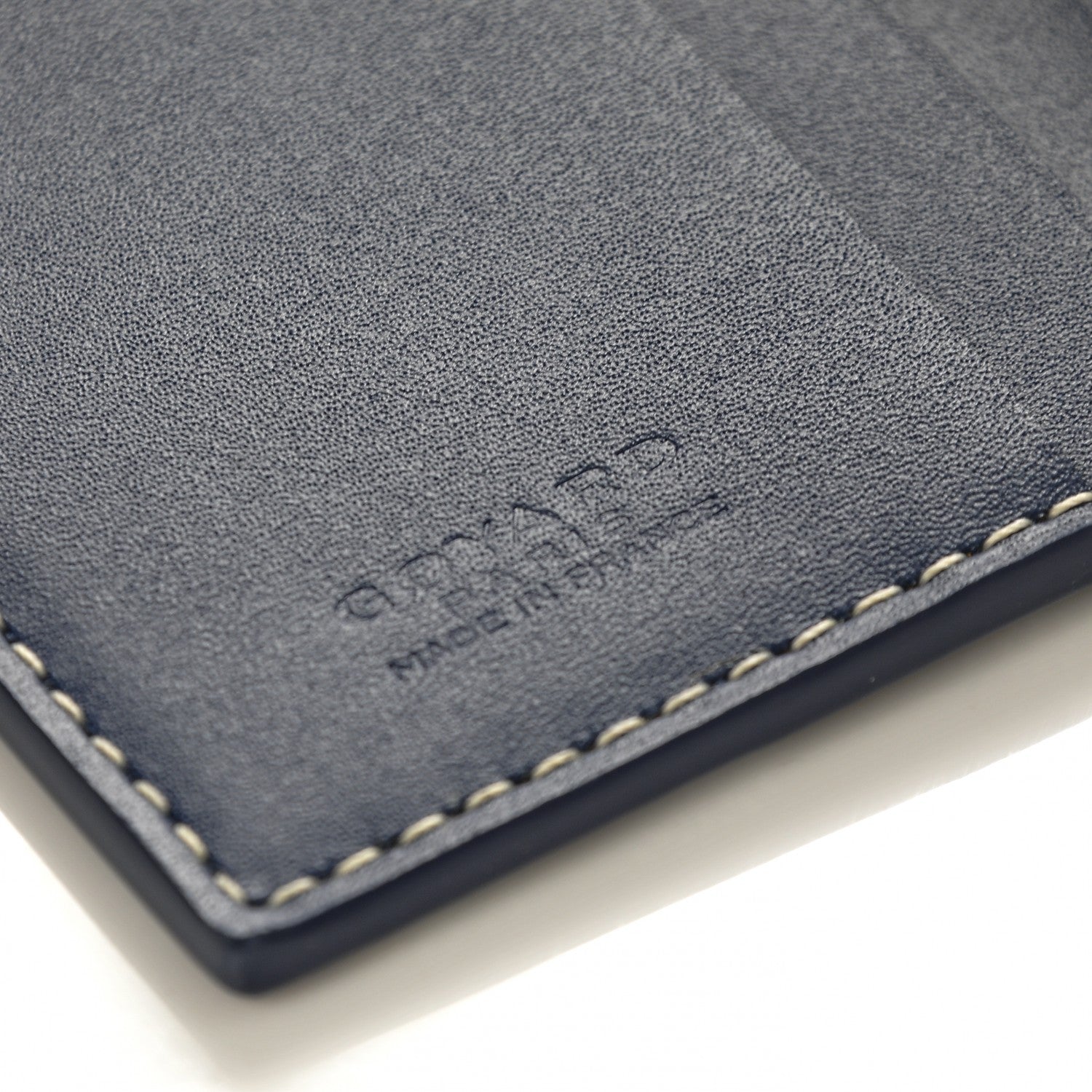 Goyard Goyardine Saint Marc Folding Card Case Navy 6 of 6