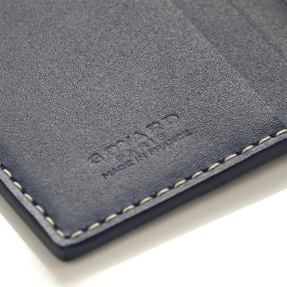 Goyard Goyardine Saint Marc Folding Card Case Navy 6 of 6