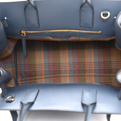 Mulberry Heavy Grain Small Belted Bayswater Tote Blue 5 of 15