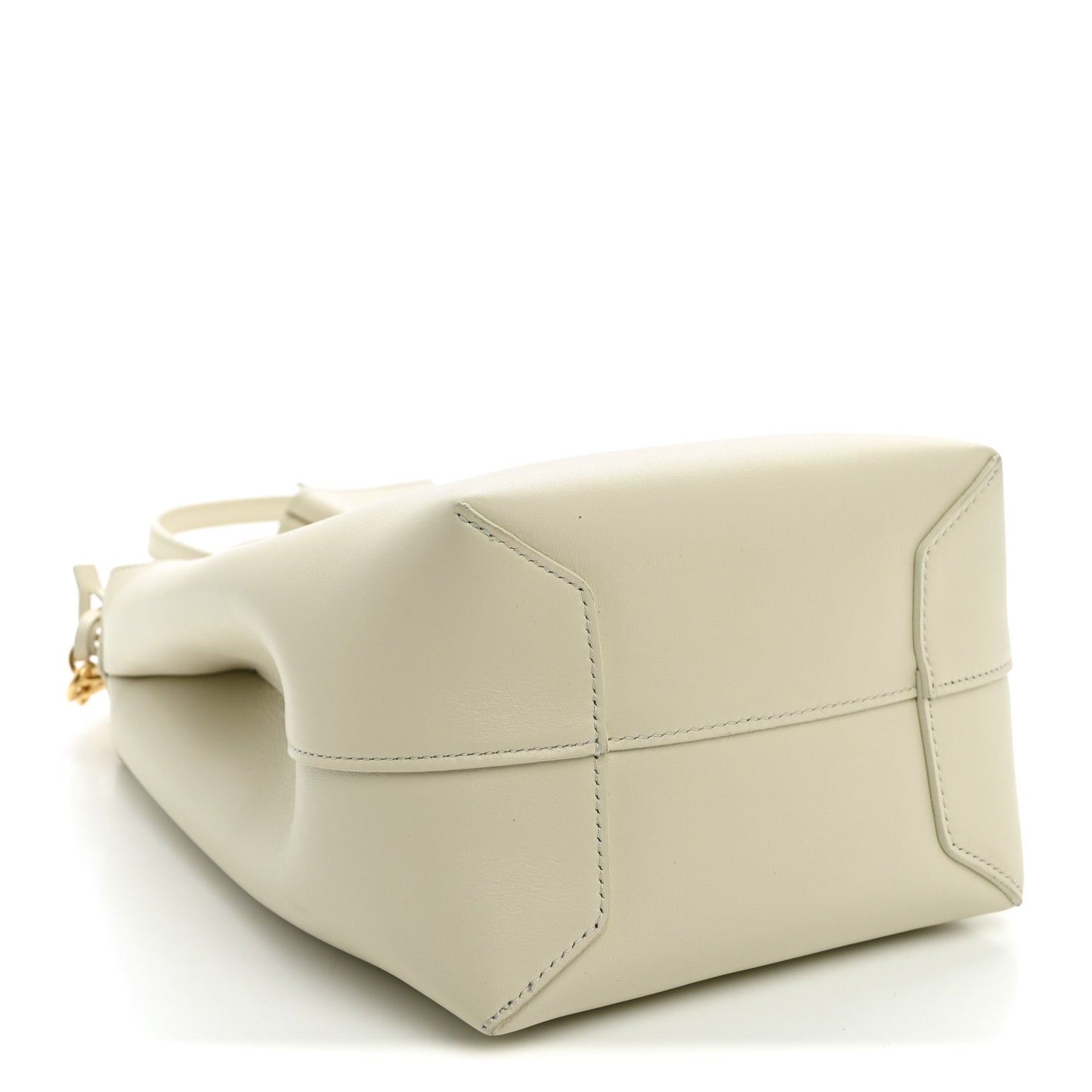 Smooth Calfskin Small Hobo  Rice