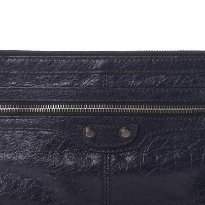 Balenciaga Agneau Arena Classic Hardware Small Clip Bleu Nuit 8 of 8