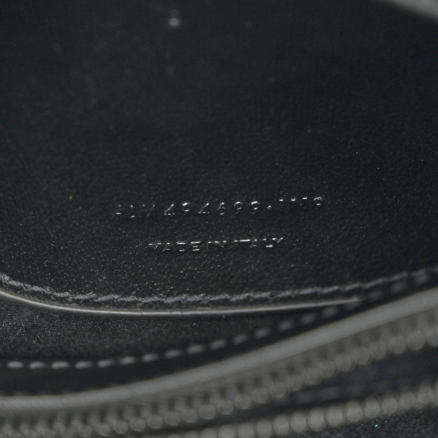 Calfskin Y Quilted Monogram Monochrome Small Loulou Chain Satchel Black