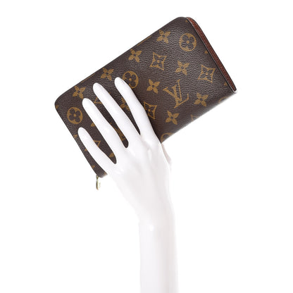 Louis Vuitton Monogram Porte-Monnaie Zippy Wallet 2 of 8