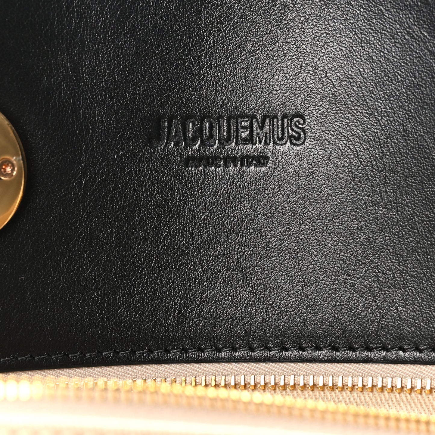 Raffia Calfskin The Bambola Ivory Black