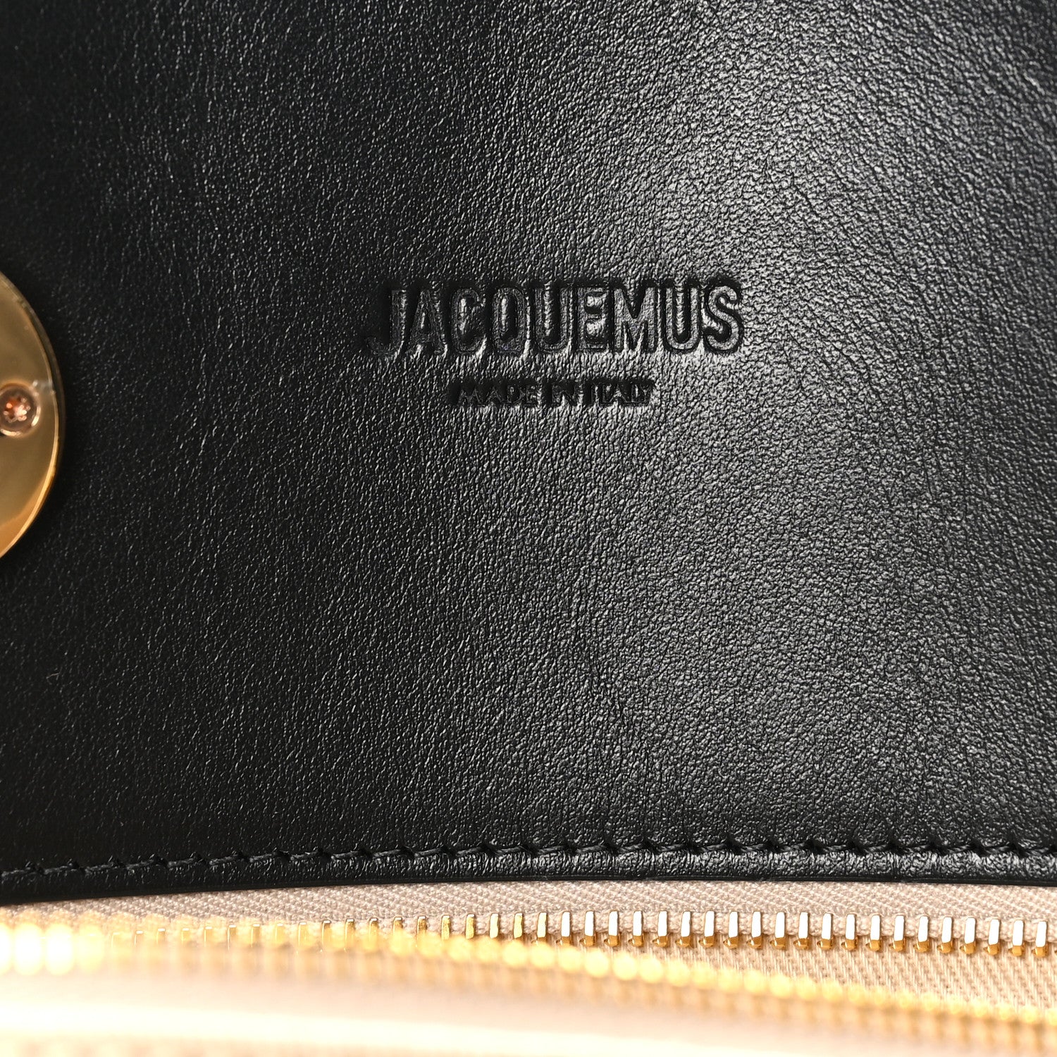 Jacquemus Raffia Calfskin The Bambola Ivory Black 6 of 9
