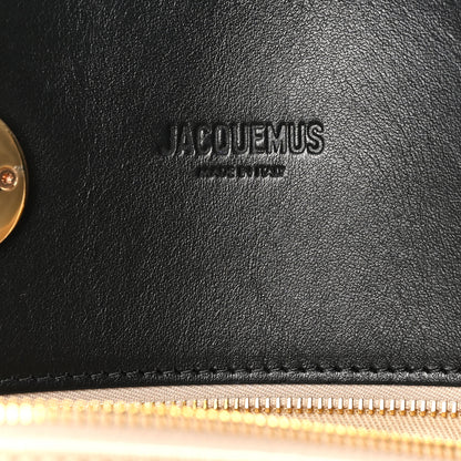 Jacquemus Raffia Calfskin The Bambola Ivory Black 6 of 9