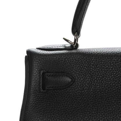 Hermes Togo Kelly Retourne 28 Black 25 of 33