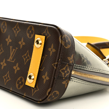 Louis Vuitton Vernis Epi Monogram Alma BB Bitume Metallise 9 of 10