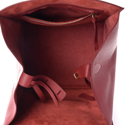 Celine Supple Calfskin Medium Phantom Luggage Red 7 of 17