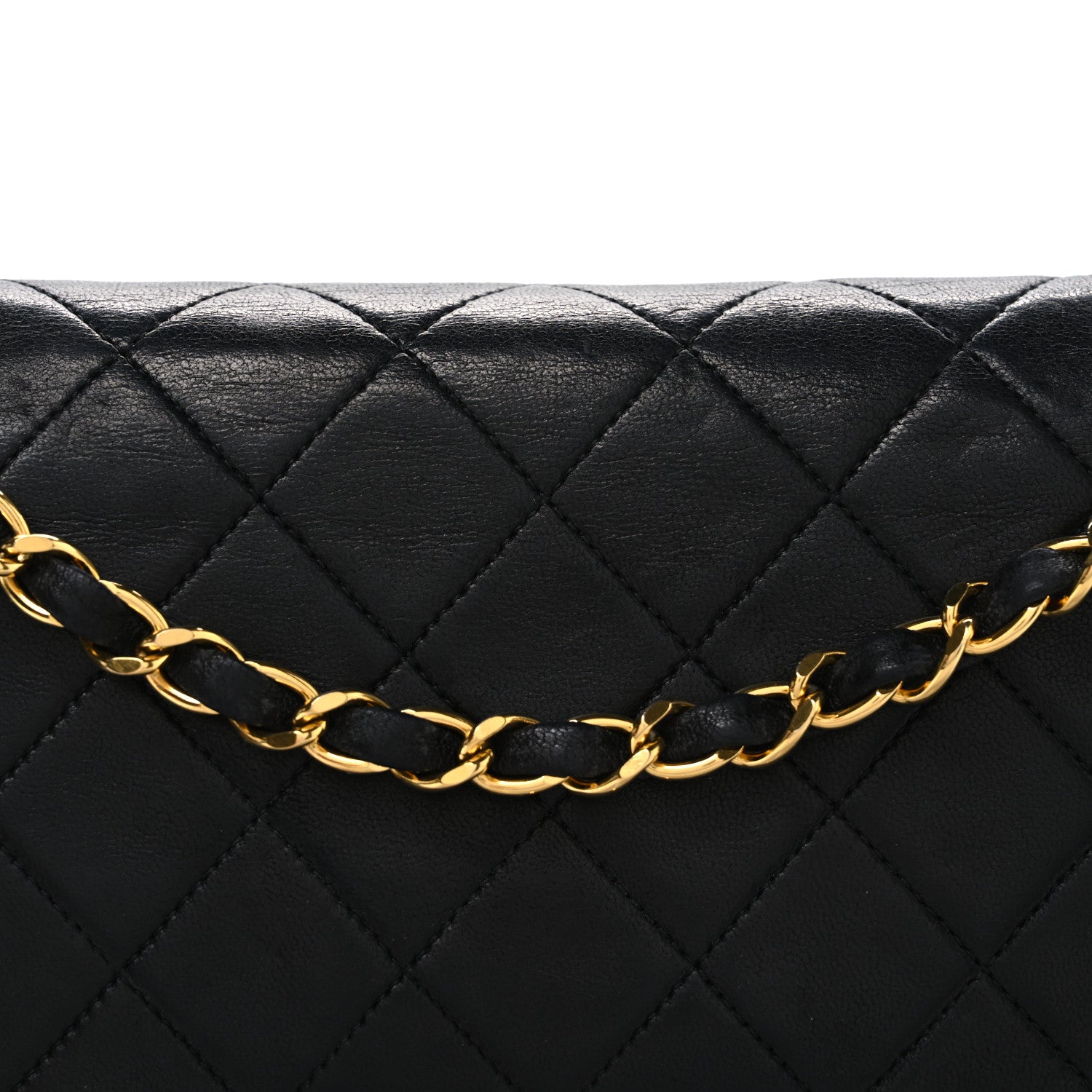 Chanel Lambskin Quilted Medium Double Flap Black 9 of 12