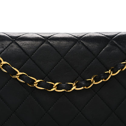 Chanel Lambskin Quilted Medium Double Flap Black 9 of 12