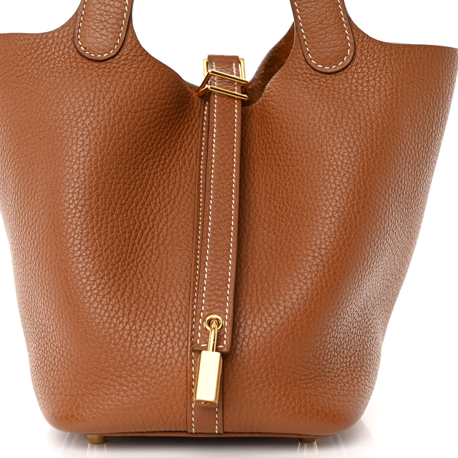 Hermes Taurillon Clemence Picotin Lock 18 PM Gold 9 of 11