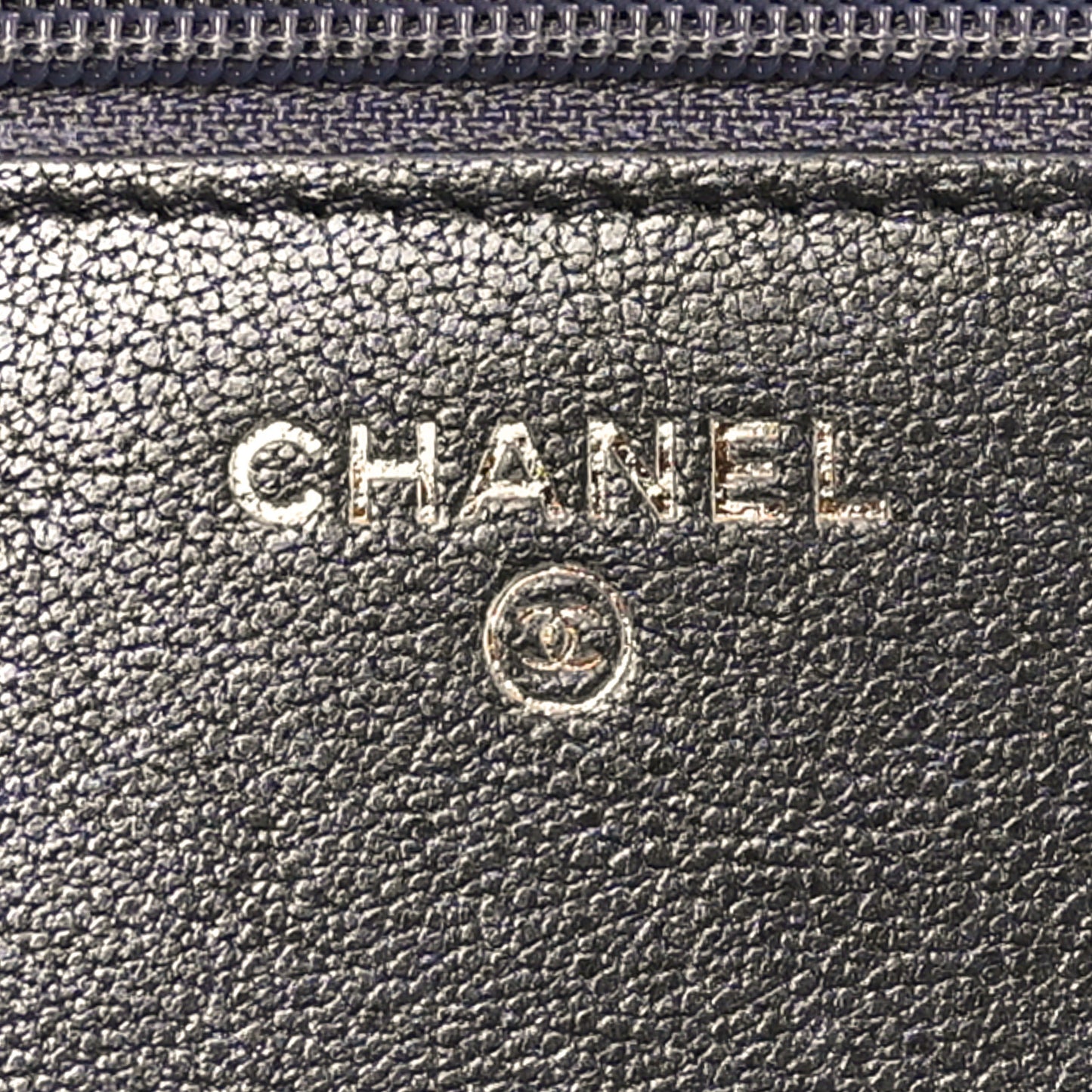 Sheepskin Quilted Mademoiselle Vintage Wallet On Chain WOC Ruthenium