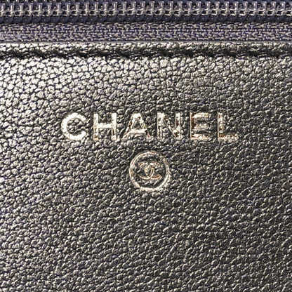 Chanel Sheepskin Quilted Mademoiselle Vintage Wallet On Chain WOC Ruthenium 6 of 12