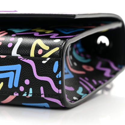 Saint Laurent Grain De Poudre Small Monogram Graphic Print Kate Satchel Black 10 of 13