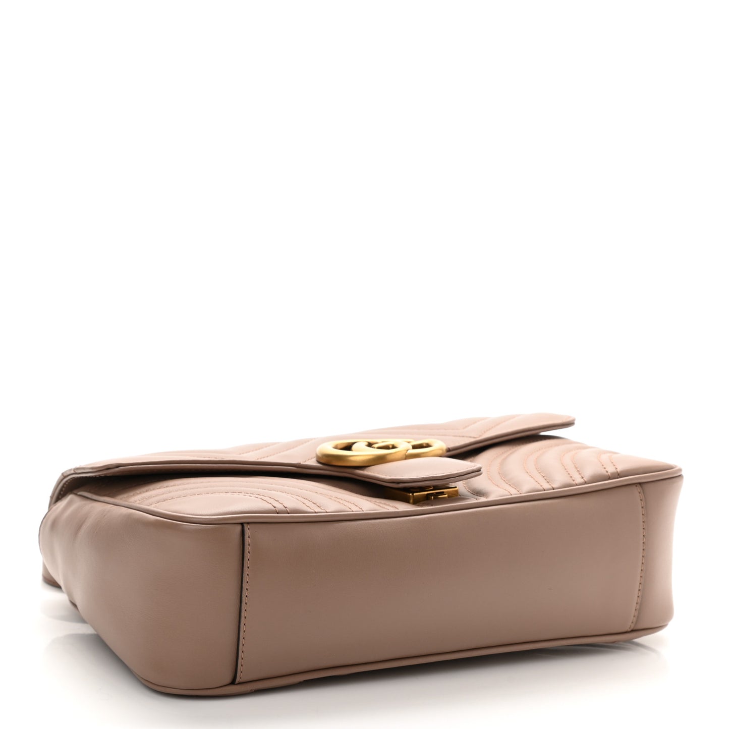 Calfskin Matelasse Small GG Marmont Shoulder Bag Porcelain Rose