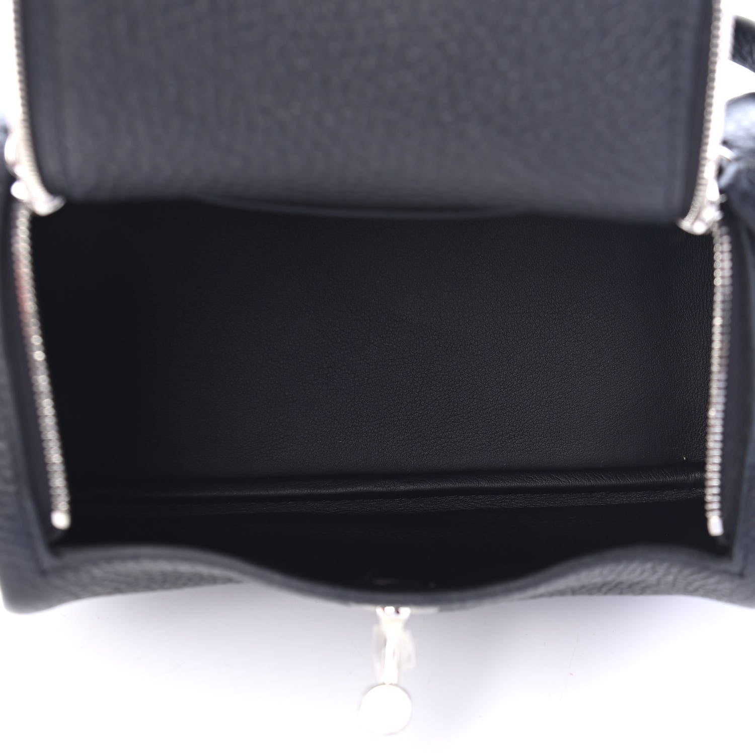 Hermes Taurillon Clemence Mini Lindy 20 Black 5 of 9