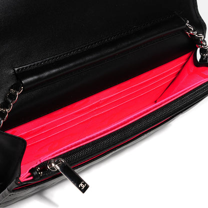Chanel Calfskin Quilted Cambon Wallet On Chain WOC Black 5 of 8