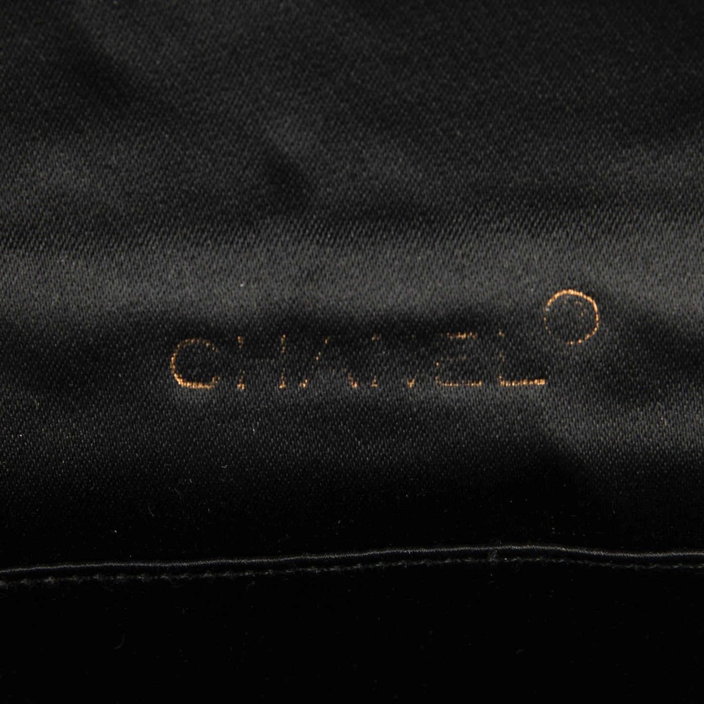 Satin Quilted Extra Mini Flap Black