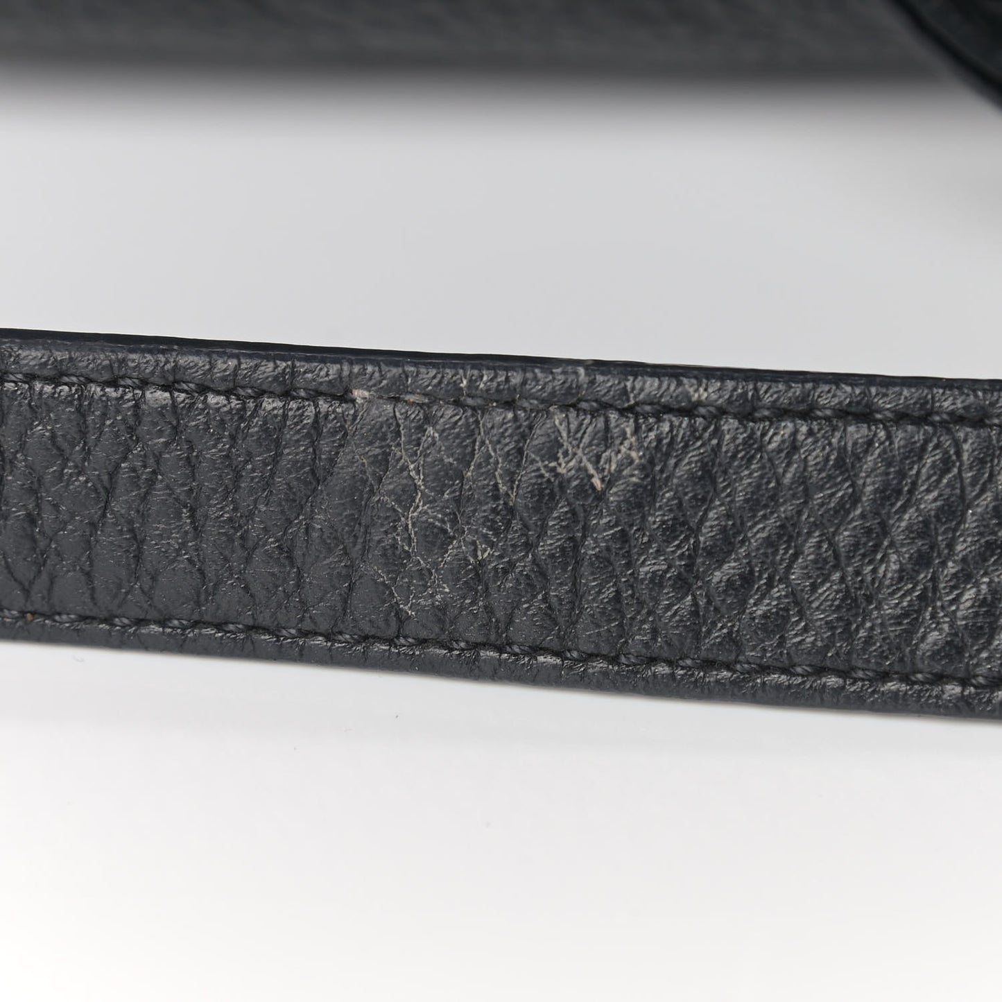Vitello Daino Shopping Satchel Black