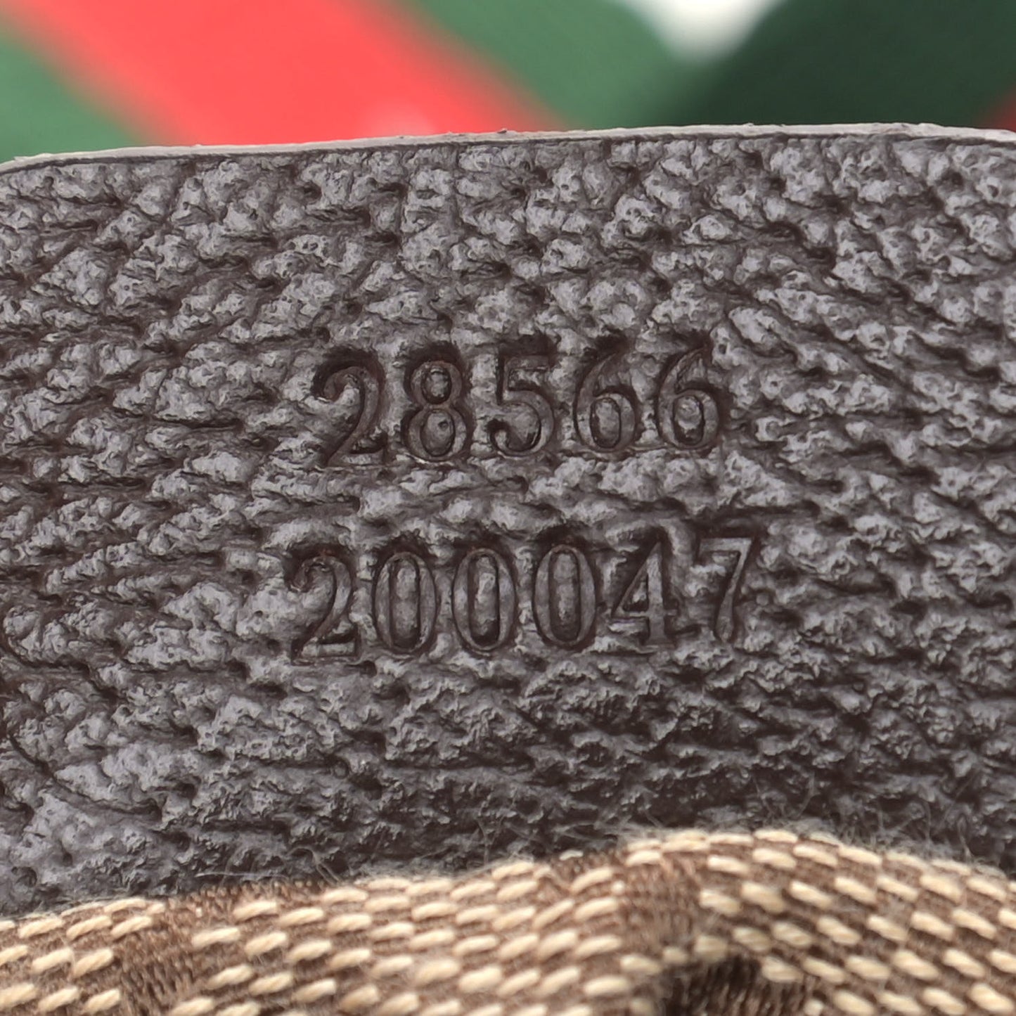 Monogram Web Belt Bag Dark Brown