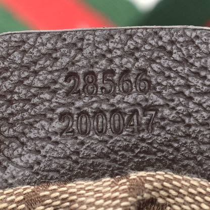 Gucci Monogram Web Belt Bag Dark Brown 9 of 11