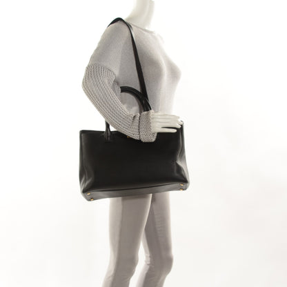 Chanel Calfskin Cerf Executive Shopper Tote Black 2 of 9