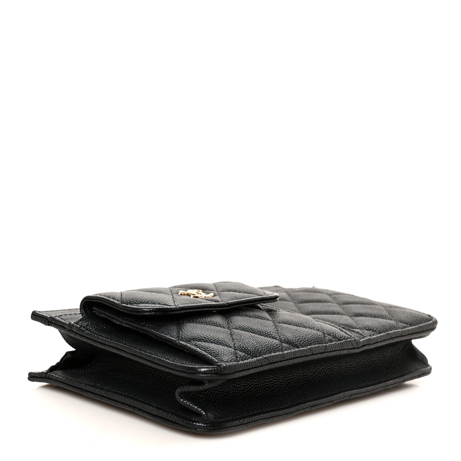 Chanel Caviar Quilted In & Out Chain Wallet Black 4 of 10