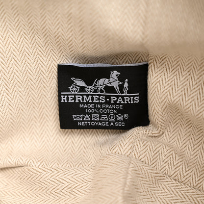 Hermes Canvas Large Bride-A-Brac Pouch Eucalyptus 6 of 9