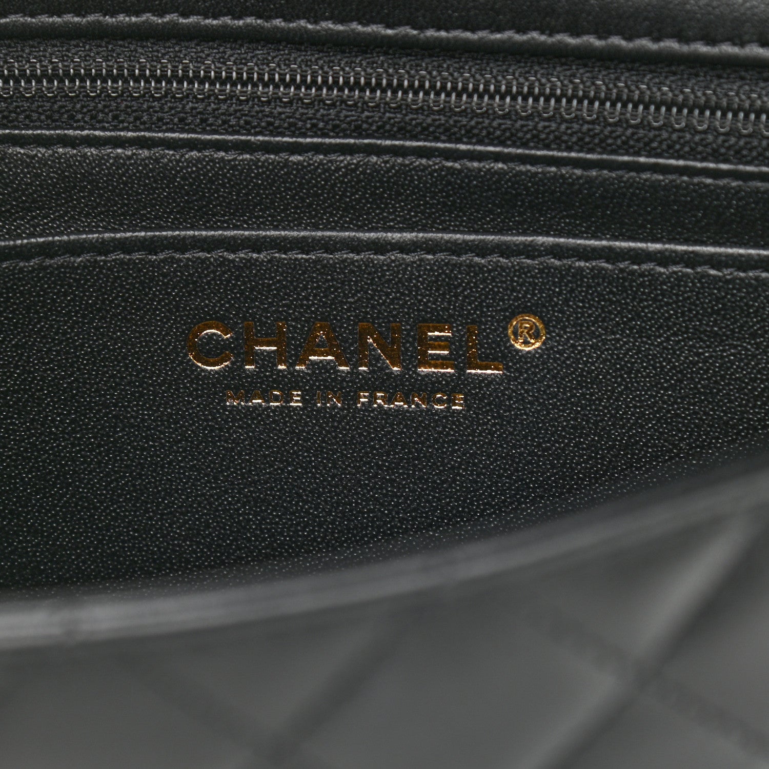 Chanel Lambskin Quilted Mini Rectangular Flap Black 6 of 11