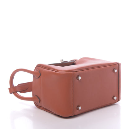 Hermes Swift Verso Mini Lindy 20 Terre Battue Sesame 4 of 11