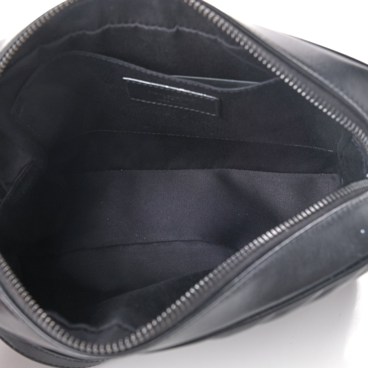 Calfskin Matelasse Monogram Lou Camera Bag Black