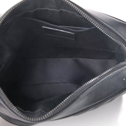 Saint Laurent Calfskin Matelasse Monogram Lou Camera Bag Black 4 of 4
