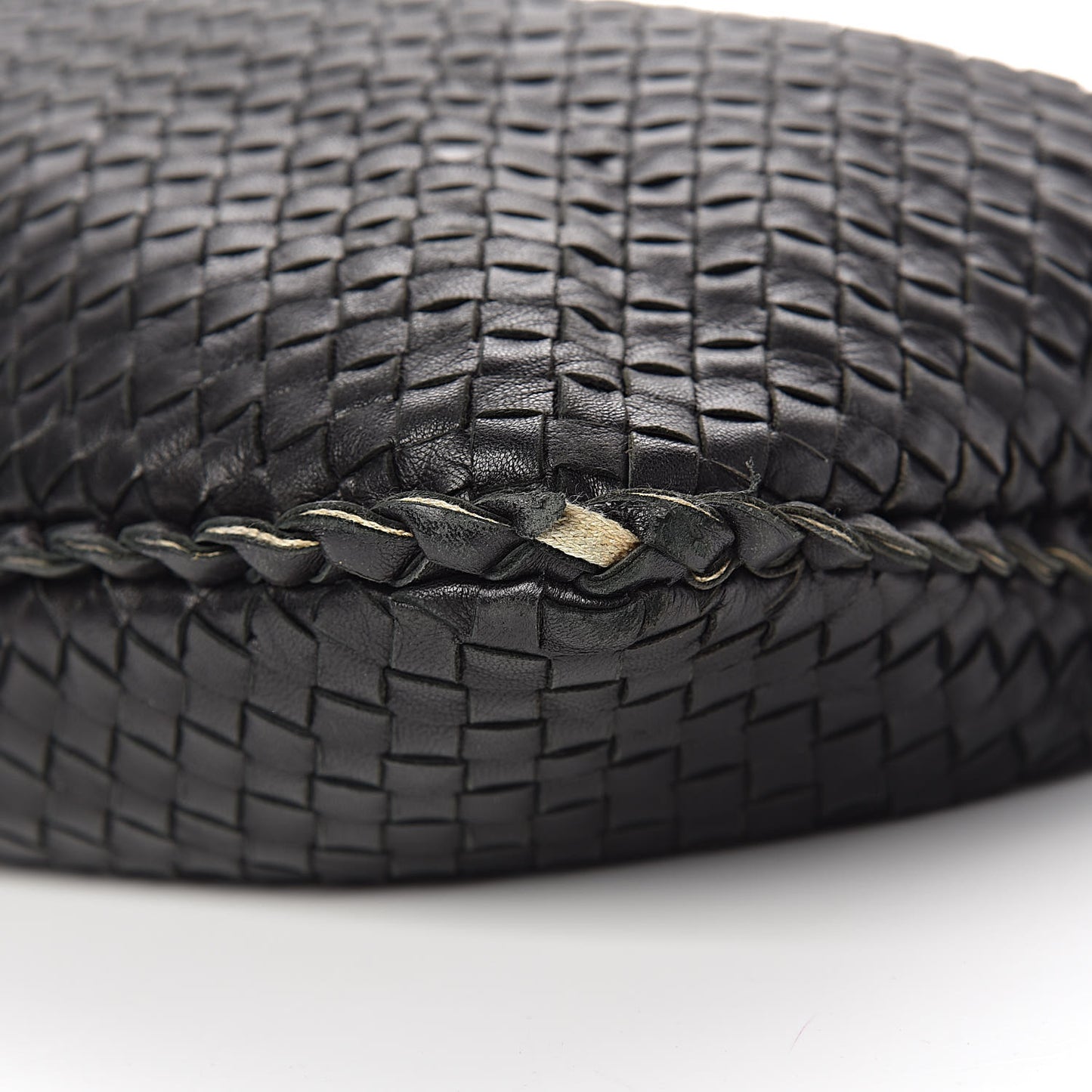 Nappa Intrecciato Large Veneta Hobo Black