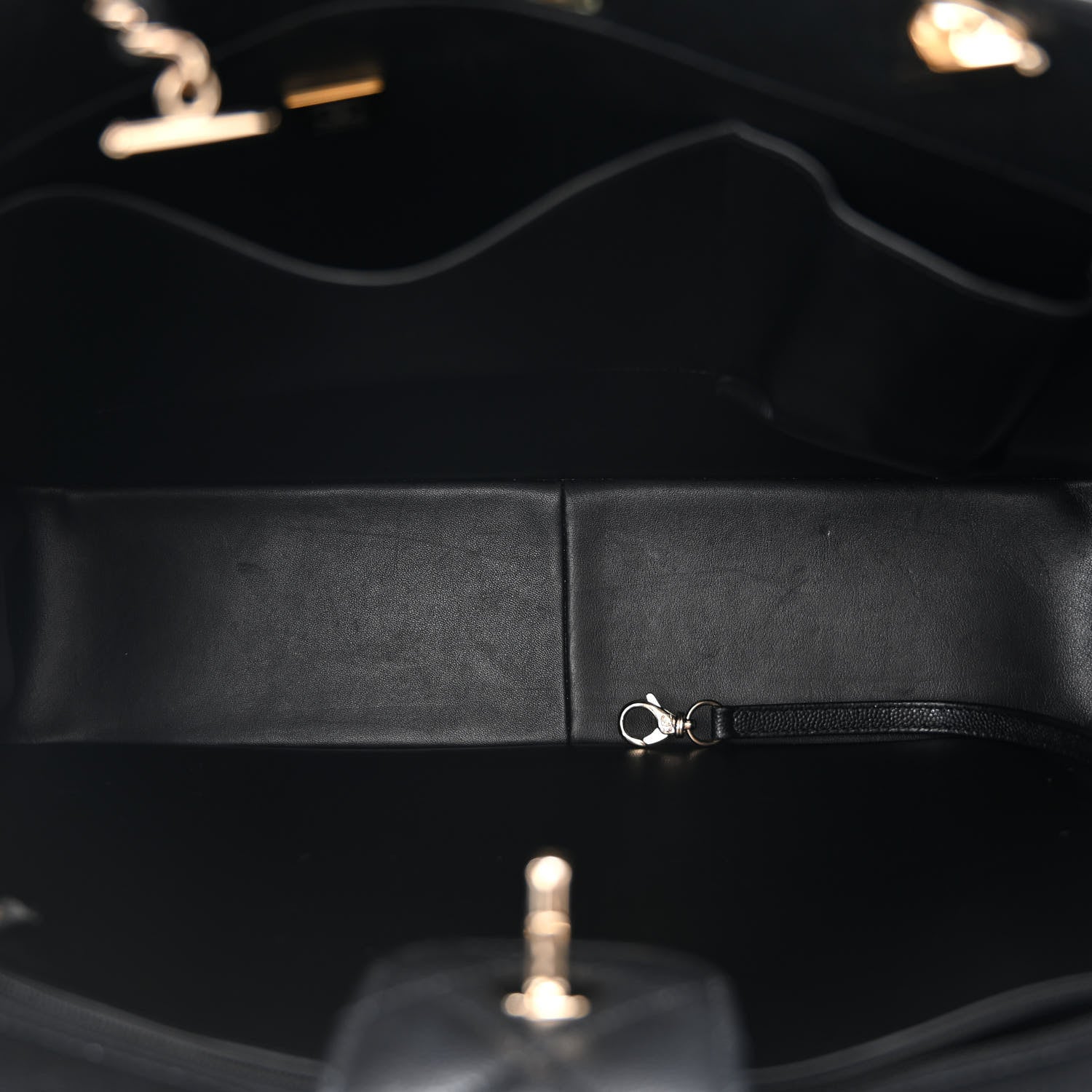 Chanel Caviar Quilted Large Shopping Tote Black 5 of 11