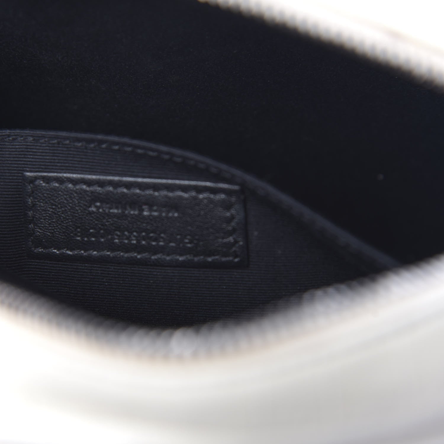 Saint Laurent Calfskin Crocodile Embossed Monogram Lou Camera Bag White 7 of 14